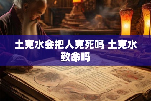 土克水会把人克死吗 土克水致命吗