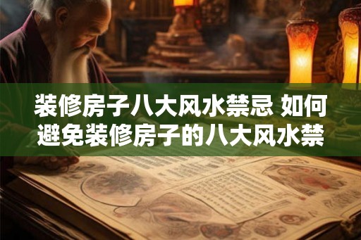 装修房子八大风水禁忌 如何避免装修房子的八大风水禁忌
