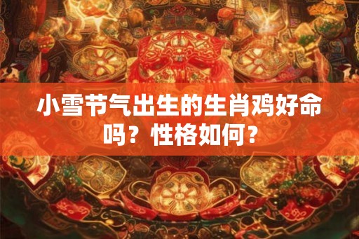 小雪节气出生的生肖鸡好命吗？性格如何？
