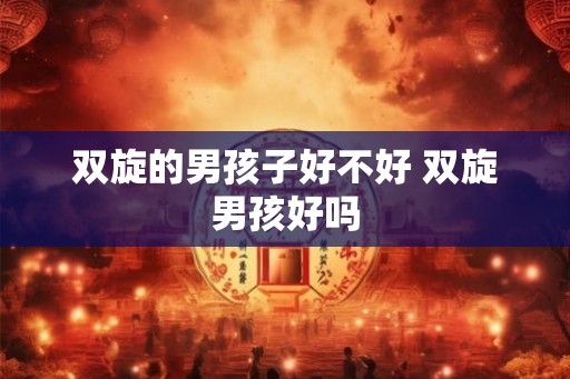 双旋的男孩子好不好 双旋男孩好吗 双旋的男孩子好不好 双旋男孩好吗