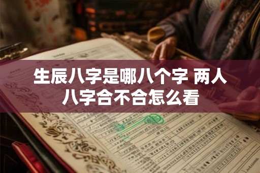 生辰八字是哪八个字 两人八字合不合怎么看