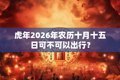 虎年2026年农历十月十五日可不可以出行? 虎年2026年农历十月十五日可不可以出行?