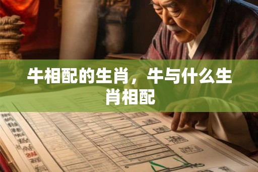 牛相配的生肖，牛与什么生肖相配