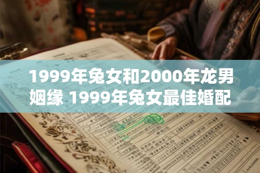 1999年兔女和2000年龙男姻缘 1999年兔女最佳婚配属相