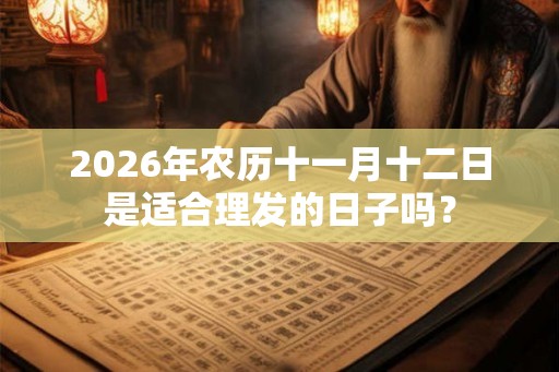 2026年农历十一月十二日是适合理发的日子吗？