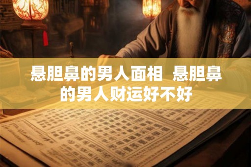 悬胆鼻的男人面相 悬胆鼻的男人财运好不好 悬胆鼻的男人面相 悬胆鼻的男人财运好不好