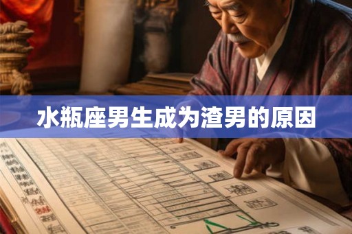 水瓶座男生成为渣男的原因