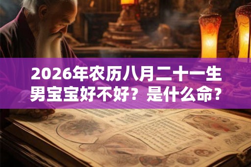 2026年农历八月二十一生男宝宝好不好?是什么命? 2026年农历八月二十一生男宝宝好不好?是什么命?
