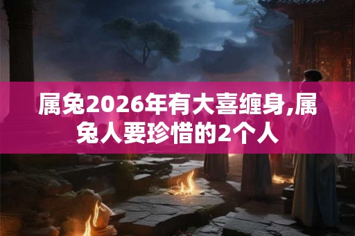 属兔2026年有大喜缠身,属兔人要珍惜的2个人 属兔2026年有大喜缠身,属兔人要珍惜的2个人