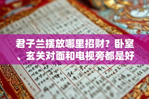 君子兰摆放哪里招财？卧室、玄关对面和电视旁都是好选择