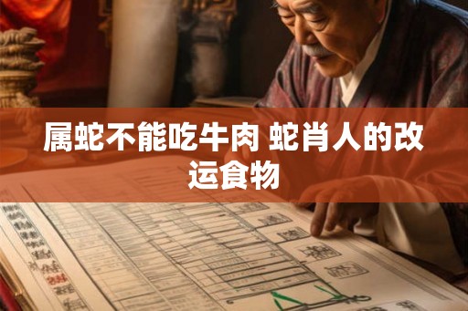 属蛇不能吃牛肉 蛇肖人的改运食物