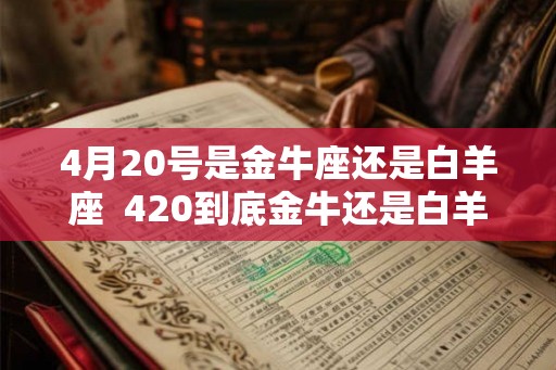4月20号是金牛座还是白羊座  420到底金牛还是白羊