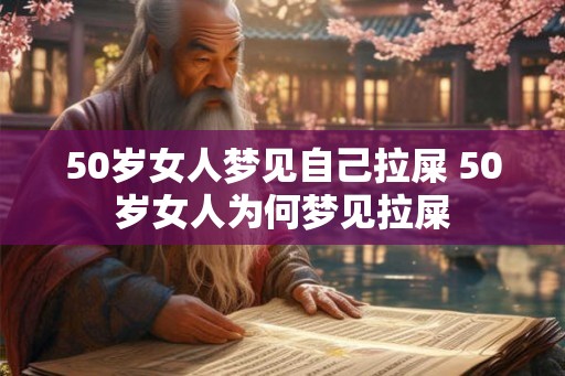 50岁女人梦见自己拉屎 50岁女人为何梦见拉屎