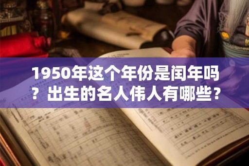 1950年这个年份是闰年吗?出生的名人伟人有哪些? 1950年这个年份是闰年吗?出生的名人伟人有哪些?