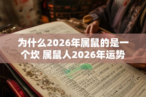 为什么2026年属鼠的是一个坎 属鼠人2026年运势