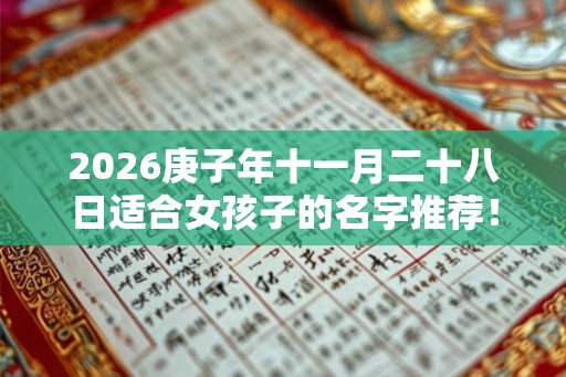 2026庚子年十一月二十八日适合女孩子的名字推荐! 2026庚子年十一月二十八日适合女孩子的名字推荐!