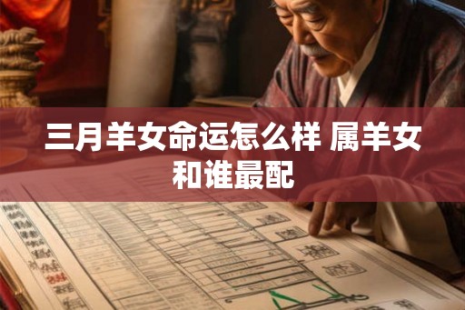 三月羊女命运怎么样 属羊女和谁最配