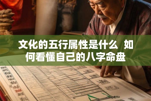 文化的五行属性是什么 如何看懂自己的八字命盘 文化的五行属性是什么 如何看懂自己的八字命盘