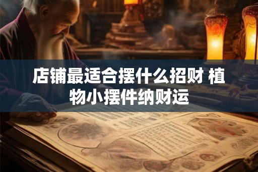 店铺最适合摆什么招财 植物小摆件纳财运