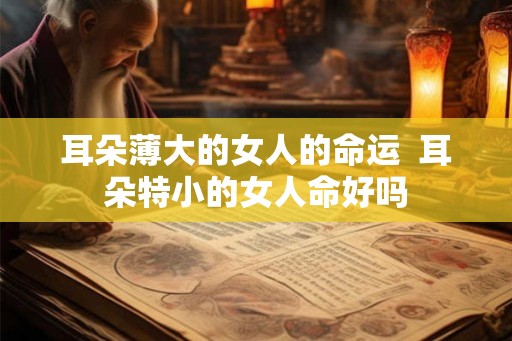 耳朵薄大的女人的命运 耳朵特小的女人命好吗 耳朵薄大的女人的命运 耳朵特小的女人命好吗