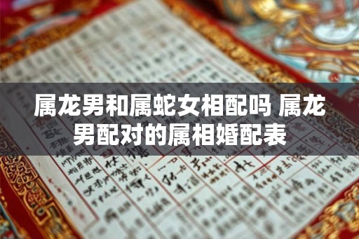 属龙男和属蛇女相配吗 属龙男配对的属相婚配表 属龙男和属蛇女相配吗 属龙男配对的属相婚配表