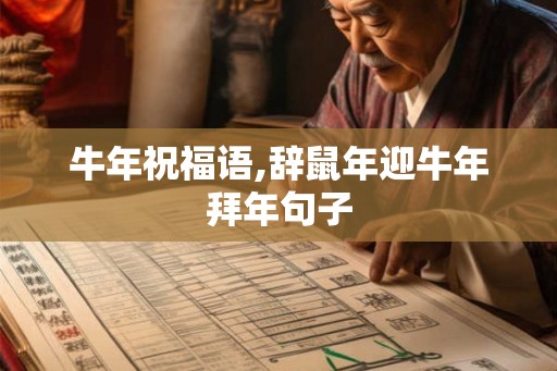 牛年祝福语,辞鼠年迎牛年拜年句子 牛年祝福语,辞鼠年迎牛年拜年句子