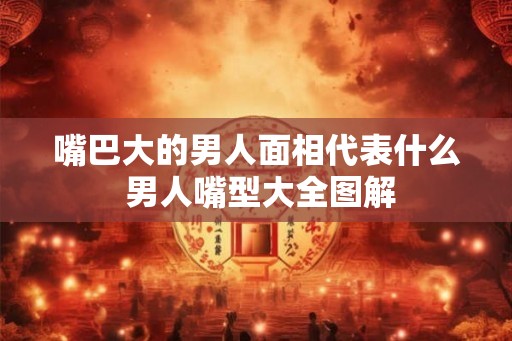 嘴巴大的男人面相代表什么 男人嘴型大全图解