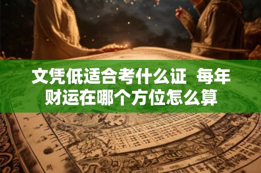 文凭低适合考什么证 每年财运在哪个方位怎么算 文凭低适合考什么证 每年财运在哪个方位怎么算