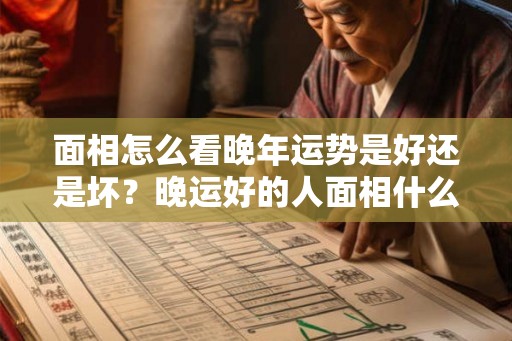 面相怎么看晚年运势是好还是坏？晚运好的人面相什么样？