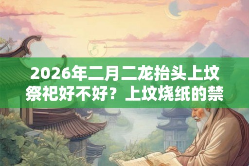 2026年二月二龙抬头上坟祭祀好不好？上坟烧纸的禁忌？