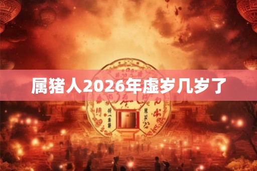 属猪人2026年虚岁几岁了 属猪人2026年虚岁几岁了