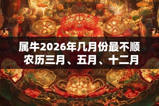 属牛2026年几月份最不顺 农历三月、五月、十二月