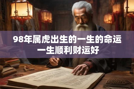 98年属虎出生的一生的命运 一生顺利财运好 98年属虎出生的一生的命运 一生顺利财运好