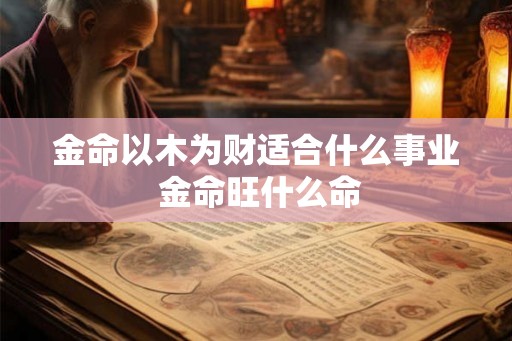 金命以木为财适合什么事业 金命旺什么命