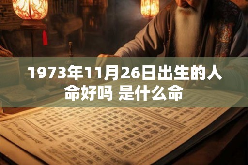 1973年11月26日出生的人命好吗 是什么命