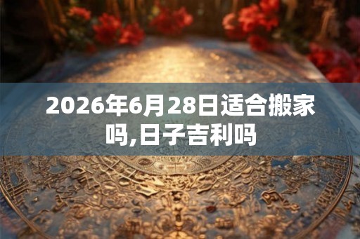 2026年6月28日适合搬家吗,日子吉利吗