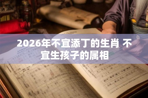 2026年不宜添丁的生肖 不宜生孩子的属相