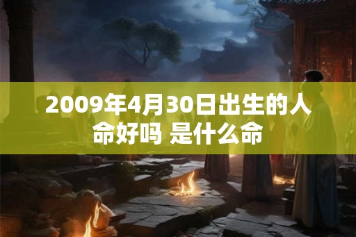 2009年4月30日出生的人命好吗 是什么命 2009年4月30日出生的人命好吗 是什么命