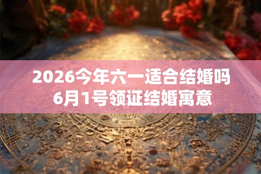 2026今年六一适合结婚吗 6月1号领证结婚寓意