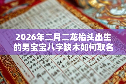 2026年二月二龙抬头出生的男宝宝八字缺木如何取名