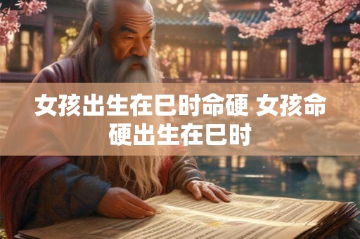 女孩出生在巳时命硬 女孩命硬出生在巳时
