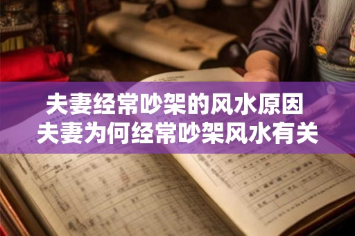 夫妻经常吵架的风水原因 夫妻为何经常吵架风水有关