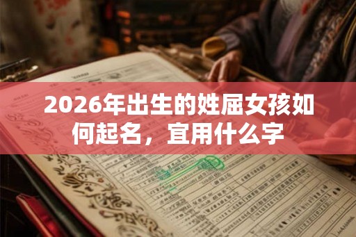 2026年出生的姓屈女孩如何起名，宜用什么字