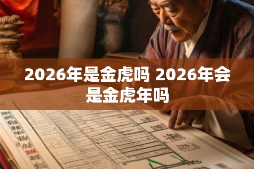 2026年是金虎吗 2026年会是金虎年吗