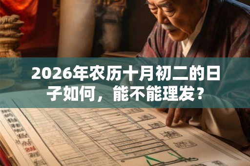 2026年农历十月初二的日子如何，能不能理发？
