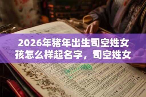 2026年猪年出生司空姓女孩怎么样起名字，司空姓女孩好名推荐