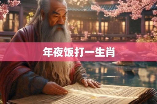 年夜饭打一生肖