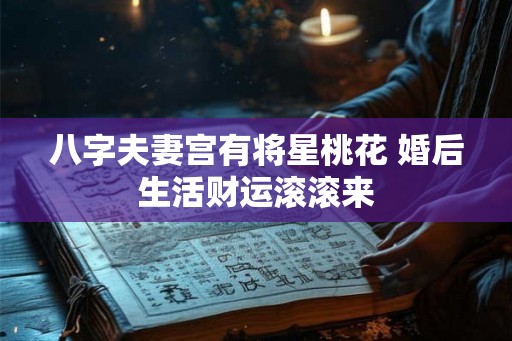 八字夫妻宫有将星桃花 婚后生活财运滚滚来