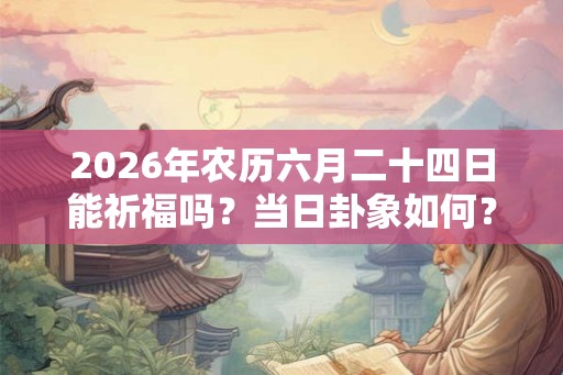 2026年农历六月二十四日能祈福吗？当日卦象如何？
