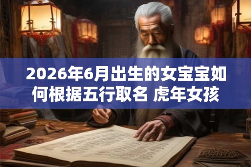 2026年6月出生的女宝宝如何根据五行取名 虎年女孩名字集锦